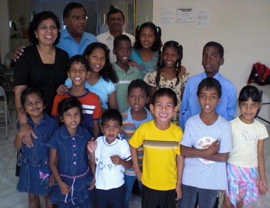 guyana-orphans Orphans and staff at the Guyana orphanage