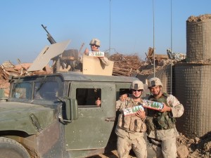 little-debbie-chaplains Soldiers proudly display their treats from the Chaplains Commission.