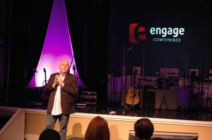 reggie Reggie McNeal addresses delegates during the Engage conference.