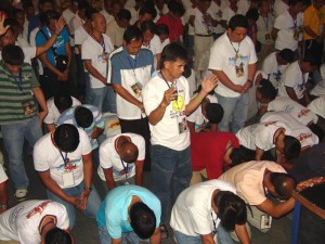 kneeling