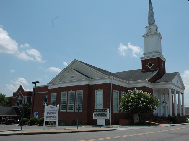 first-baptist The First Baptist Church sanctuary in Cleveland has been sold to Lee University.
