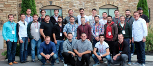 RTO Administrative Bishop Tony Lane, far right, joins the group of Romanian leaders for the recent leadership summit (click on photo to enlarge).