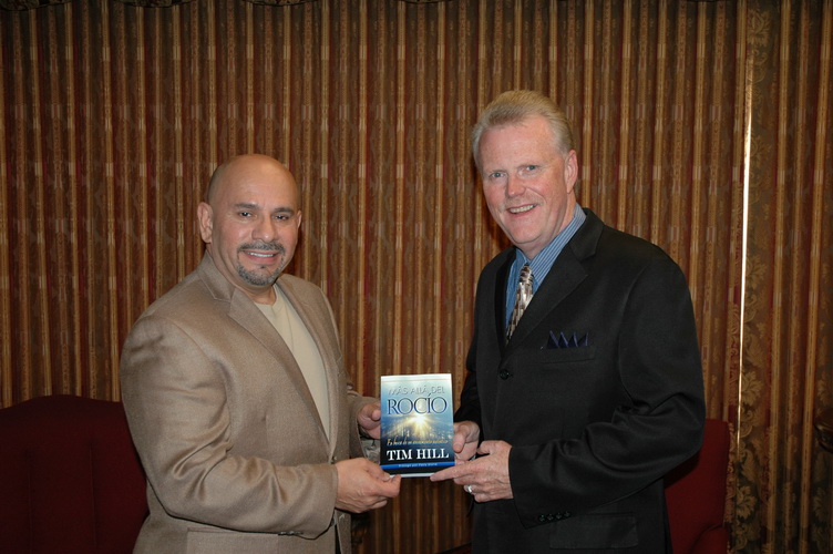 Tim Hill, right, and Carlos Moran